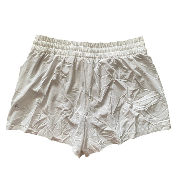 Athleta Pants - Athleta Hit Your Stride Run Short Women XL White High Rise Featherweight Stretch
